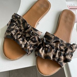 Cheetah sandals